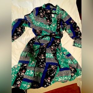 City chic wrap dress.